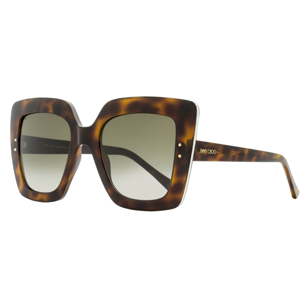 Jimmy Choo Square Sunglasses Auri /G 086HA Havana 53mm